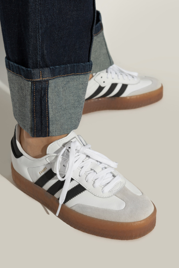 スニーカー adidas FW25 'Sambae' sneakers (JI1349 CBLACKGOLDMT) adidas Sambae Shoes - White | Free Shipping with adiClub